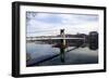 The River Rhone, Lyon, Rhone-Alpes, France, Europe-Oliviero-Framed Photographic Print