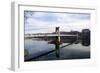 The River Rhone, Lyon, Rhone-Alpes, France, Europe-Oliviero-Framed Photographic Print