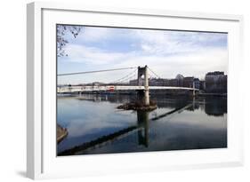 The River Rhone, Lyon, Rhone-Alpes, France, Europe-Oliviero-Framed Photographic Print