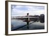 The River Rhone, Lyon, Rhone-Alpes, France, Europe-Oliviero-Framed Photographic Print