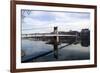 The River Rhone, Lyon, Rhone-Alpes, France, Europe-Oliviero-Framed Photographic Print