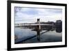 The River Rhone, Lyon, Rhone-Alpes, France, Europe-Oliviero-Framed Photographic Print