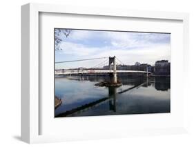 The River Rhone, Lyon, Rhone-Alpes, France, Europe-Oliviero-Framed Photographic Print