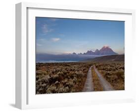 The River Road and Tetons on the Morning Light. Grand Teton National Park, Wyoming.-Andrew R. Slaton-Framed Photographic Print