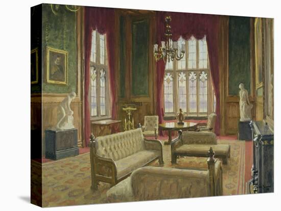 The River Room, Palace of Westminster-Julian Barrow-Stretched Canvas