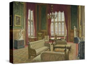 The River Room, Palace of Westminster-Julian Barrow-Stretched Canvas