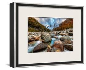 The River Runs Through the Andes-Trey Ratcliff-Framed Photographic Print