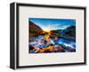 The River's Cool Morning Spray on my Lens-Trey Ratcliff-Framed Photographic Print