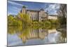 The River Sarthe and the Abbey at Solesmes, Sarthe, Pays De La Loire, France, Europe-Julian Elliott-Mounted Photographic Print