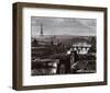 The River Seine and the City of Paris, c.1991-Peter Turnley-Framed Art Print