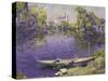 The River Seine at Mantes-Paul Mathieu-Stretched Canvas