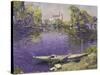 The River Seine at Mantes-Paul Mathieu-Stretched Canvas