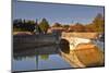 The River Serein in the Village of Noyers-Sur-Serein, Yonne, Burgundy, France, Europe-Julian Elliott-Mounted Photographic Print