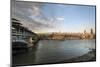 The River Thames and St. Paul's Cathedral Looking North from the South Bank, London, England-Howard Kingsnorth-Mounted Photographic Print