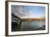 The River Thames and St. Paul's Cathedral Looking North from the South Bank, London, England-Howard Kingsnorth-Framed Photographic Print