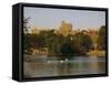 The River Thames and Windsor Castle, Windsor, Berkshire, England, UK, Europe-Charles Bowman-Framed Stretched Canvas