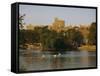 The River Thames and Windsor Castle, Windsor, Berkshire, England, UK, Europe-Charles Bowman-Framed Stretched Canvas