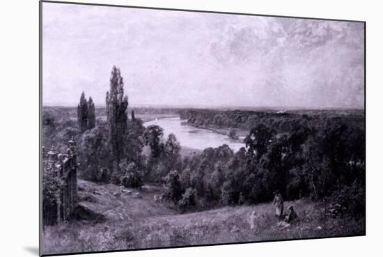 The River Thames from Richmond Hill, London, 1905-Ernest Albert Waterlow-Mounted Giclee Print