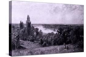 The River Thames from Richmond Hill, London, 1905-Ernest Albert Waterlow-Stretched Canvas