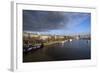 The River Thames Looking East from Waterloo Bridge, London, England, United Kingdom, Europe-Howard Kingsnorth-Framed Photographic Print