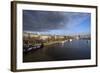 The River Thames Looking East from Waterloo Bridge, London, England, United Kingdom, Europe-Howard Kingsnorth-Framed Photographic Print