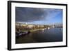 The River Thames Looking East from Waterloo Bridge, London, England, United Kingdom, Europe-Howard Kingsnorth-Framed Photographic Print