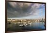 The River Thames Looking North East from Waterloo Bridge, London, England, United Kingdom, Europe-Howard Kingsnorth-Framed Premium Photographic Print