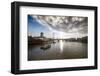 The River Thames Looking West from Waterloo Bridge, London, England, United Kingdom, Europe-Howard Kingsnorth-Framed Photographic Print