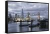 The River Thames, Tower Bridge, City Hall-Alex Robinson-Framed Stretched Canvas