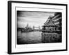 The River Thames View with the HMS Belfast and the Tower Bridge - City of London - UK - England-Philippe Hugonnard-Framed Photographic Print