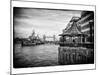 The River Thames View with the HMS Belfast and the Tower Bridge - City of London - UK - England-Philippe Hugonnard-Mounted Photographic Print