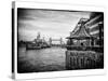 The River Thames View with the HMS Belfast and the Tower Bridge - City of London - UK - England-Philippe Hugonnard-Stretched Canvas