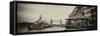 The River Thames View with the HMS Belfast and the Tower Bridge - City of London - UK - England-Philippe Hugonnard-Framed Stretched Canvas