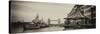 The River Thames View with the HMS Belfast and the Tower Bridge - City of London - UK - England-Philippe Hugonnard-Stretched Canvas