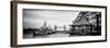 The River Thames View with the HMS Belfast and the Tower Bridge - City of London - UK - England-Philippe Hugonnard-Framed Photographic Print