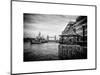 The River Thames View with the HMS Belfast and the Tower Bridge - City of London - UK - England-Philippe Hugonnard-Mounted Art Print