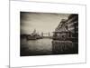 The River Thames View with the HMS Belfast and the Tower Bridge - City of London - UK - England-Philippe Hugonnard-Mounted Art Print