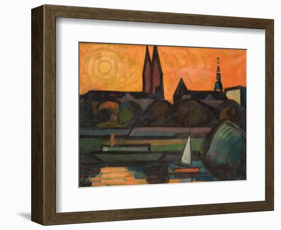 The River Tisza at Szeged, 1965-Emil Parrag-Framed Giclee Print