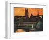 The River Tisza at Szeged, 1965-Emil Parrag-Framed Giclee Print