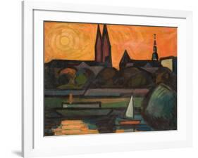 The River Tisza at Szeged, 1965-Emil Parrag-Framed Giclee Print