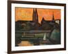 The River Tisza at Szeged, 1965-Emil Parrag-Framed Giclee Print