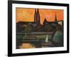 The River Tisza at Szeged, 1965-Emil Parrag-Framed Giclee Print