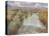 The River Tweed, Roxburghshire, 1995-Karen Armitage-Stretched Canvas