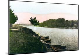 The River Tyne at Hexham, Northumberland, 1926-null-Mounted Giclee Print