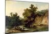 The River Wye at Tintern Abbey, 1805-Philip James De Loutherbourg-Mounted Giclee Print