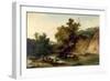 The River Wye at Tintern Abbey, 1805-Philip James De Loutherbourg-Framed Giclee Print