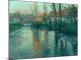 The River-Fritz Thaulow-Mounted Giclee Print