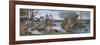 The River-Pierre Puvis de Chavannes-Framed Art Print