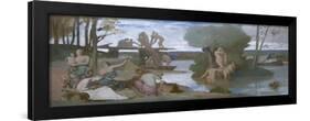 The River-Pierre Puvis de Chavannes-Framed Art Print