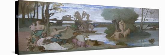 The River-Pierre Puvis de Chavannes-Stretched Canvas